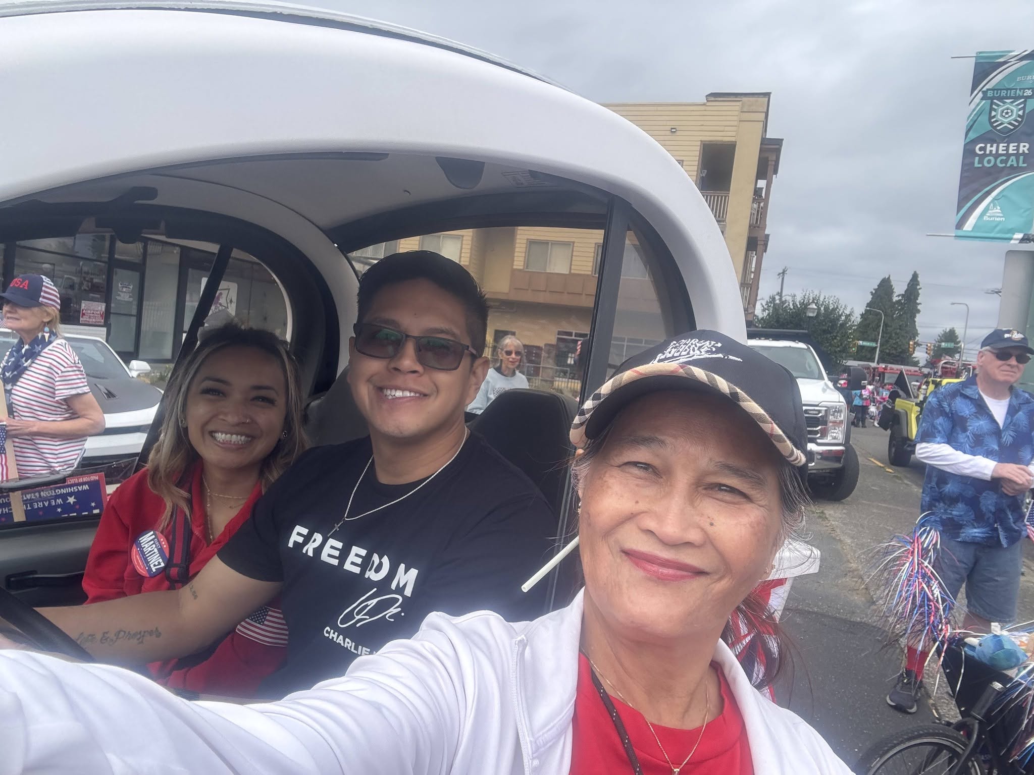 Selfie with Supporter